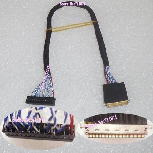 Double Eight LVDS 2ch 8bit I-PEX 20454 40P LED Screen Cable WLED 40P LVDS Screen Line Cable 2ch 8bit 40pin WLED Lcd screen Cable