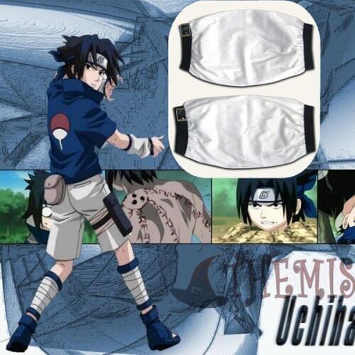 Athemis Uchiha Sasuke Arm Warmers striped Sleeves Narotu Ninja cosplay costume cosplay accessories