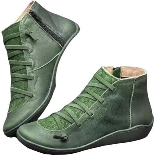 2021 British Wind Tooling Sow Boots Ladieshigh Boots Short Boots Retro Boots Women Flat Casual Womens Boots