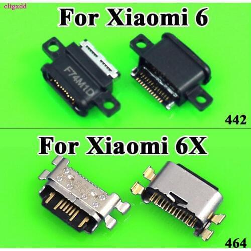 Cltgxdd 1pcs 5Pin Micro USB Connector female jack socket Charging Port For Xiaomi Mi 6 6X For Xiaomi Note 3 Replacement Parts