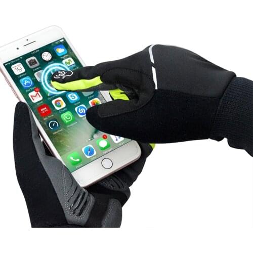 DAREVIE Cycling Gloves Full Finger Touch Screen Windproof Cycling Gloves Winter Warm Cycling glove Thermal Fleece MTB Bike Glove