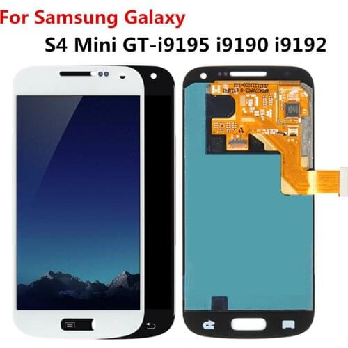 For Samsung Galaxy S4 mini GT-i9195 i9190 i9192 LCD Display Digitizer Touch Screen Assembly for SAMSUNG S4 Mini lcd