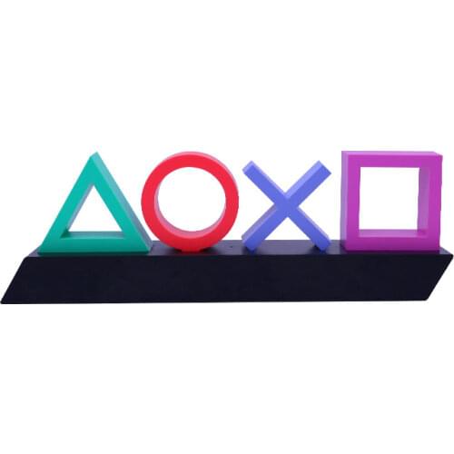 For PS5 PS4 Xbox X Sign Voice Control Game Icon Light Acrylic Atmosphere Neon With USB Cable KTV Bar Living Room Bedroom Decor