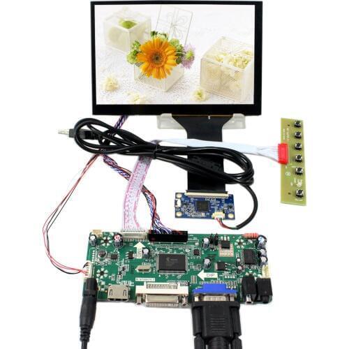 HD MI DVI VGA Audio LCD Controller Board With 7inch 1280x800 N070ICG-LD1 Capacitive Touch Panel