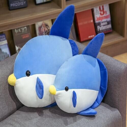Creative Marine Life Sunfish Stuffed Animal Plush Toy Big Pillow Home Decoration tToy Boy Girl Birthday Gift 35/50cm