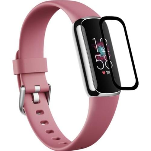 3D Curved Soft Clear Protective Film Smartband Cover For Fitbit Luxe Band Smart Bracelet Wristband Screen Protector Accessories