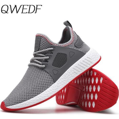 2018 Fashion Men Shoes Casual Weaving Fly Mesh Light Soft Black Slipon Mens Shoe Male Trainers Sneakers Human Race A10-13