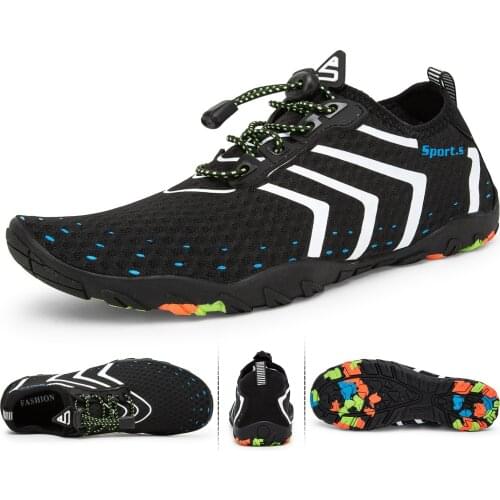 Summer Men Aqua Shoes Barefoot Swimming Shoes Women Upstream Wading Shoes Hiking Sport Shoes Quick Dry River Sea Water Sneakers