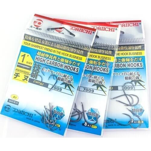 CHINU Japan Carp fishing hooks size 0.1 0.5 1 3 4 5 High Carbon Steel Catfish hook Japan Tackle Single Jig hook Fly Fishing