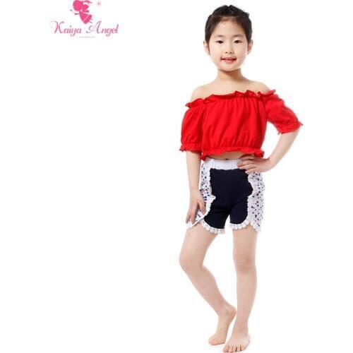 2018 Summer Boutique Kids Clothing Strapless Off the Shoulder Top Star Shorts Suits Patriotic 4th Of July Girl Outfit Clothes