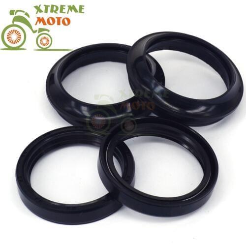 49*60*10 Motorcycle Front Fork Damper Oil Seal and Dust Seal Cover For KAWASAKI KLX400SR KLX400B KLX400R 2003 2004 VN2000 04-10