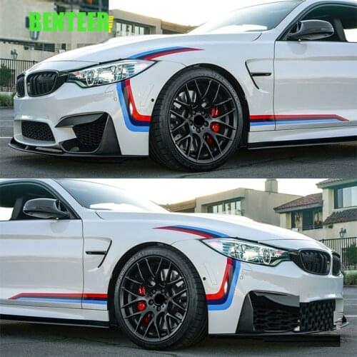 1set M Power Performance Car Sticker For BMW M3 M4 M5 E90 E60 F30 F10 320 328 330 520 E36 E70 116 118 120 320328 330 520 525 530