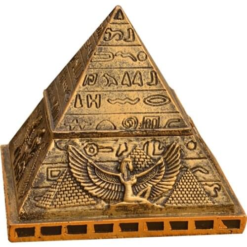 PERSONALITY ANCIENT EGYPT KHUFU PYRAMID MODEL CREATIVE SMALL ORNAMENTS HOME DECORATION CRAFTS JEWELRY BOX GIFT