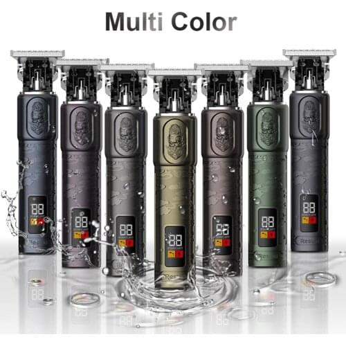 Proli 0mm Electric Hair Cutting Machine Professional Beard Shaving Hair Trimmer Styling Kit Men Cordless LCD Hair Clipper Barber