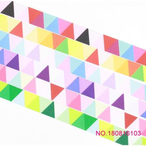 Q&N ribbon 16mm 22mm 25mm 38mm 50mm 75mm colorful pattern grosgrain/FOE ribbon webbing 50yards/roll for headband
