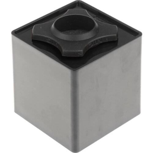 Handheld Microphone Shock Mount Mic Speaker Stand Cube Station Logo 45mm Hole