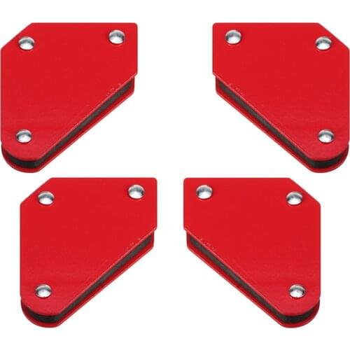 4pcs/set Triangle Welding Positioner Magnetic Fixed Angle Soldering Locator Magnet Weld Holders For Welding Marking