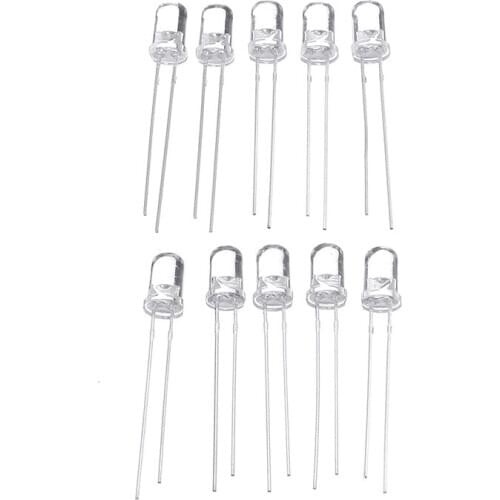 100pcs/lot Multicolor 5mm RGB Led Diode Light Lamp Tricolor Round Common Anode LED F5 Light Emitting Diode Dropshipping