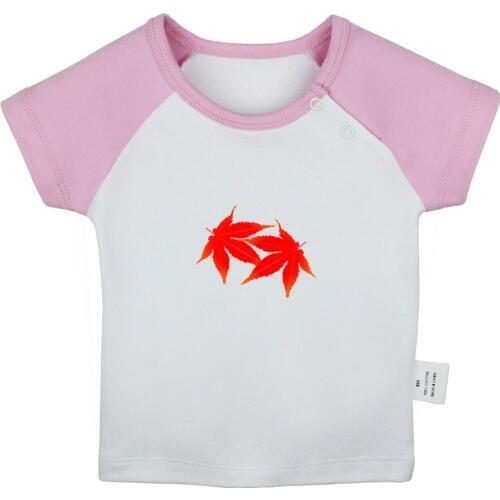 Aladdin and the magic lamp Genie tribe totem Red Maple Leaf Design Newborn Baby T-shirts Toddler Graphic Short Sleeve Tee Tops