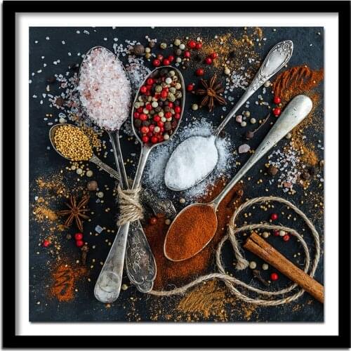 DIY Diamond Painting Kitchen Cross Stitch Diamond Embroidery Full Square Picture Rhinestones Diamond Kitchen Home Decor
