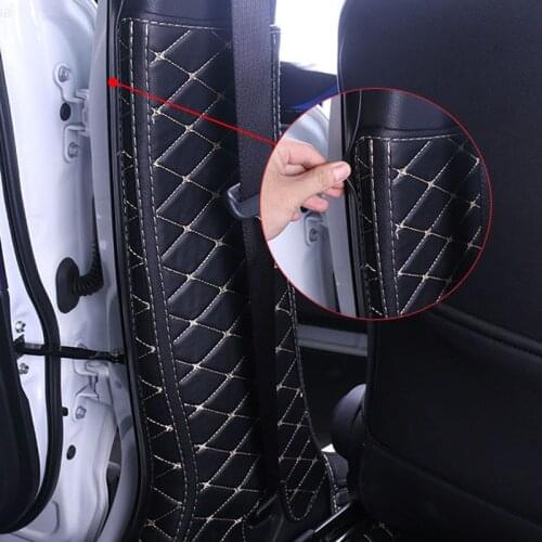 Car B Pillar Anti-kick Mats Car Interior Protector Side Edge Protection Pad For Toyota CHR C-HR 2017 2018 2019 2020 2021