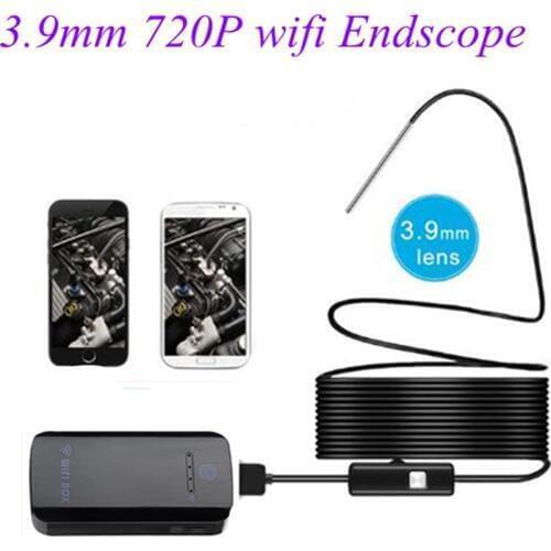 3.9MM 720P Wireless WIFI/USB Endoscope Camera CMOS Borescope Inspection Tool Digital Microscope
