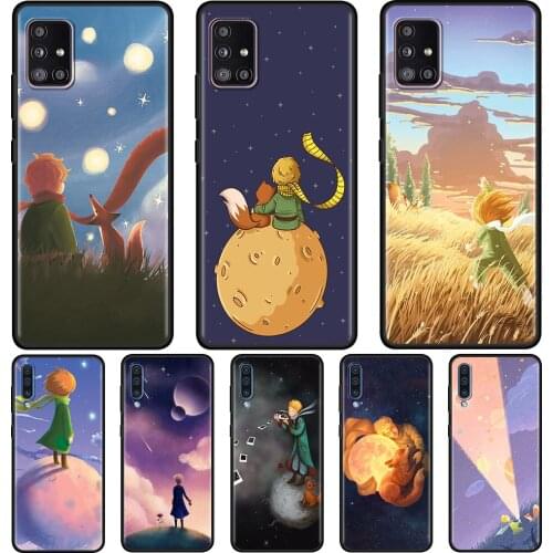 Art Little Prince Phone Case for Samsung Galaxy A51 A21s A12 A71 A31 A52 A32 5G A02s A72 A41 A11 A51 A42 A7 Cover