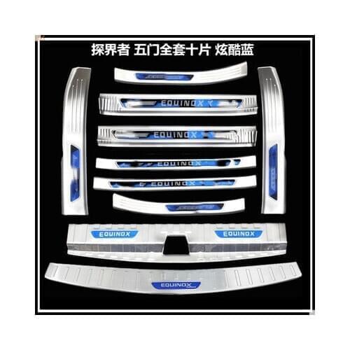For Chevrolet Equinox 2017-2019 High-quality stainless steel Threshold bar Trunk guard threshold Shield Anti-scratch Car styling