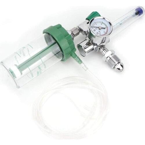 WX-YQ01 Regulator CGA540 Buoy Inhaler With G5/8-14 Outlet Thread And Tube, 2 Pack