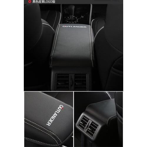 Leather car central armrest box holster for MITSUBISHI outlander 2013 2014 2015 2016 2017 2018 2019 2020 Accessories Car-styling