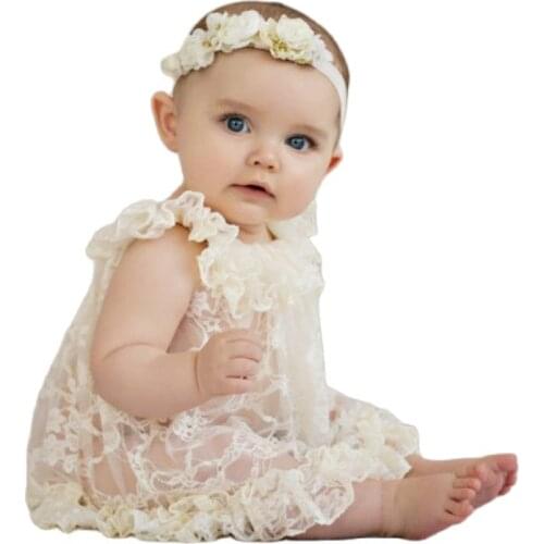 Newborn Lace Romper Photography Props Accessories Infant Bebe Girls Floral Lace Top Photo Props Clothes Infant Girls Shoot