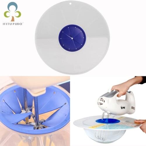 Egg Bowl Splash Cover Beat The Egg Liquid Light Cream Splash Guard Plastic Mixing Lid Kitchen Baking Utensil LXX
