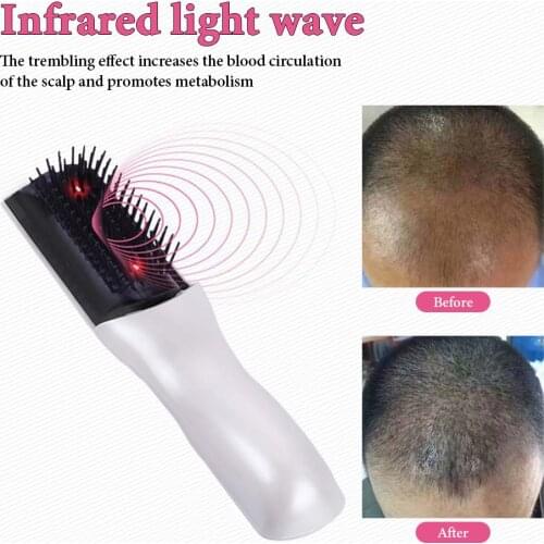 Fashion Laser Treatment Hair Growth Hairloss Therapy Regrow Head Massager Combs Massage Comb Power Grow Comb
