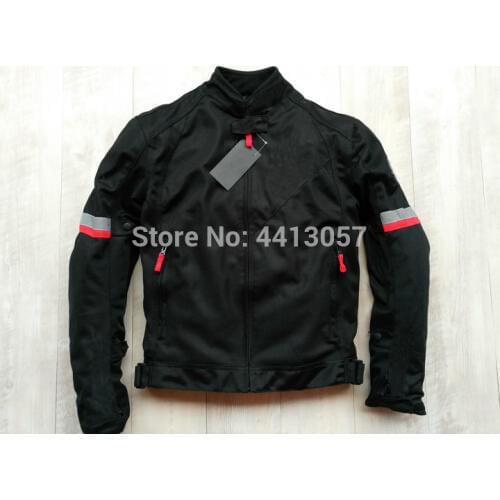 Motorbike Jackets For Honda Motorsports ATV Bike MX Off-road Motorcycle Black Jackets With Protector