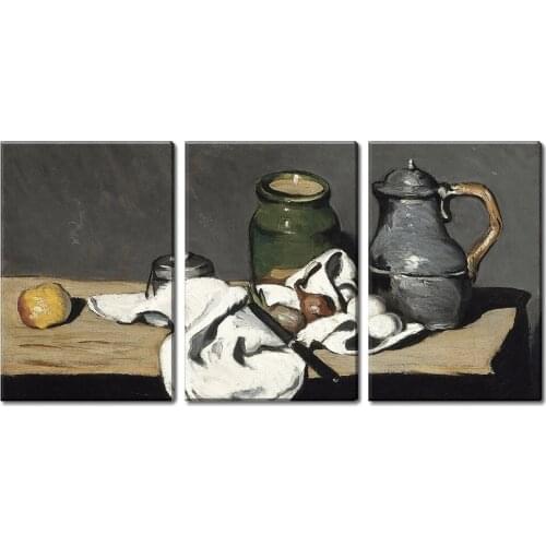 Canvas Wall Art 3 Panel World Famous Painting Reproduction on Canvas Wall Art - Dancers by Edgar Degas Drop shipping