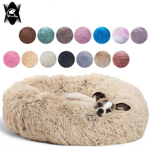 NEW Super Soft Dog Bed Washable long plush Dog Kennel Deep Sleep Dog House Velvet Mats Sofa Dog Chihuahua Dog Basket Pet Bed
