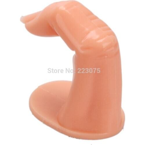 New 10 Pcs PRACTICE TRAINING FINGER for Nail Art Acrylic Polish False Tips Display DIY Tool Make Up
