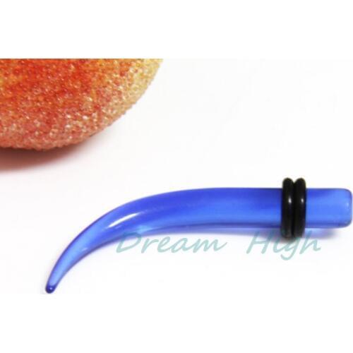 New Arrival UV Acrylic Starter Expander Curved Earring Ear Plugs for Women Men 100pcs/lot Free Shipping