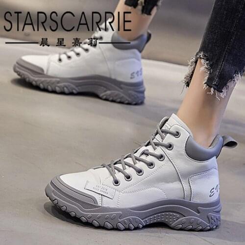 Autumn and winter 2021 new flat casual boots women thick-soled casual British style womens boots in tube leather riding boots