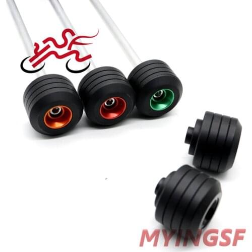 Motorcycle Front Axle Fork Crash Sliders Wheel Protector For Kawasaki Z650 Z900 Z750 Z800 Z1000 Z1000SX ZX6R ZX10R