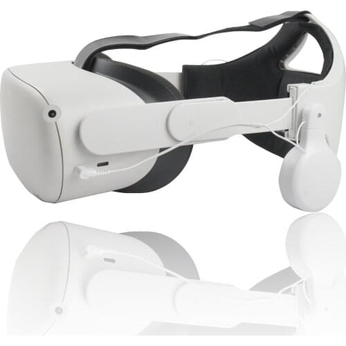 Suitable for oculus quest 2 controller, comfortable decompression replacement headband, 360° rotating earplug VR accessory