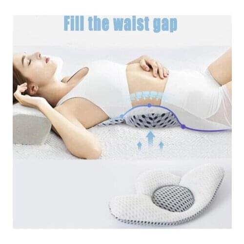 Buckwheat Sleep Pillow Bed Back Pillow Pregnant Women Pillow lumbar Support Lumbar Prevent Lumbar Muscle Strain Reduce For Home
