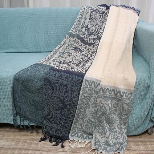 Classic Retro Plant Flowers Kilim Sofa Towel Blanket Cover Blankets Living Room Bedroom Rug Soft Carpet Bedspread Tablecloth
