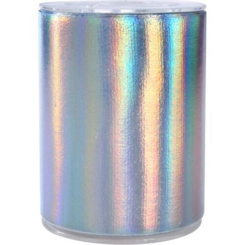 Free fast shipping 200yards 75mm iridescent foil grosgrain ribbon