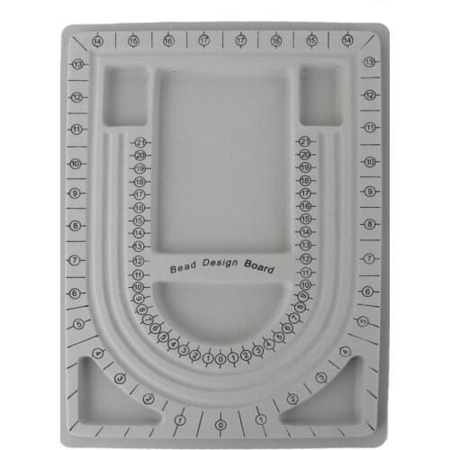 DIY Bracelet Measure Tool Necklace Pearl Gray Disc Dial Making