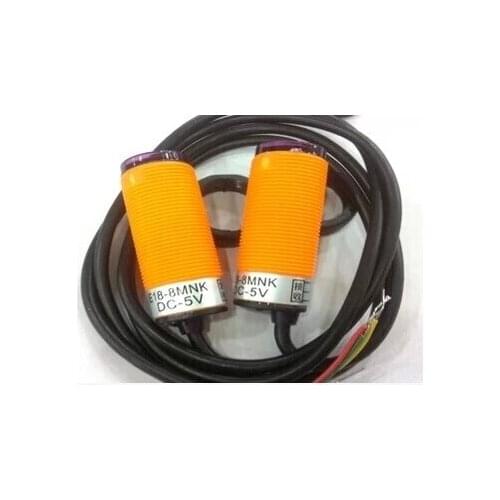 Light infrared tube photoelectric switch sensor e18-8mnk 0 - 8 meters adjustable