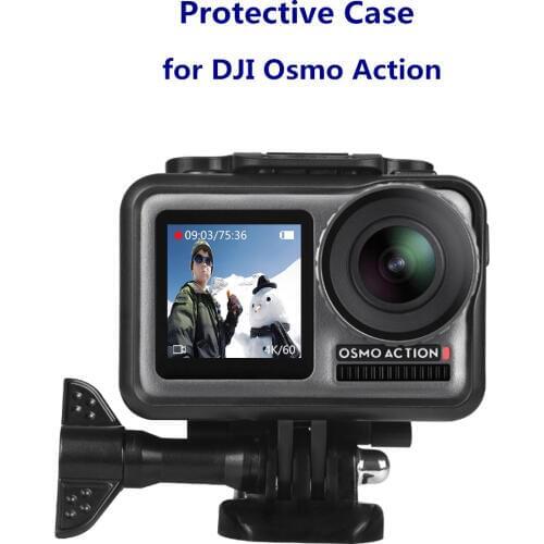 Protective Frame OSMO Action Shell Housing Frame Case For DJI Osmo Action Camera Mount Holder Adapter accessories（Section B