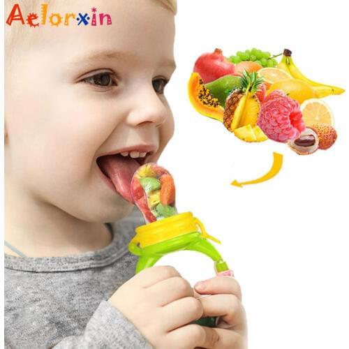1Pcs Fresh Food Nibbler Baby Pacifiers Baby Pacifier Fruit Infant Food Nipples Silicone Soother Nipple Feeding Teat Pacifier