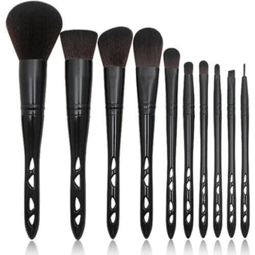 10 Pcs Professional Makeup Brushes Beauty Make Up Tools Soft Hair Foundation Powder Blush Eyeshadow Blending Cosmetic Brush Set