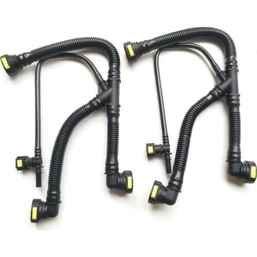 3pcs CRANKCASE BREATHER PIPES For Peugeot 206 207 307 308 Citroen C2 C3 P1.6 16V TU5JP4 Waste Gas Pipe